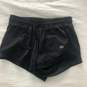 ALO Yoga Black Athletic Shorts